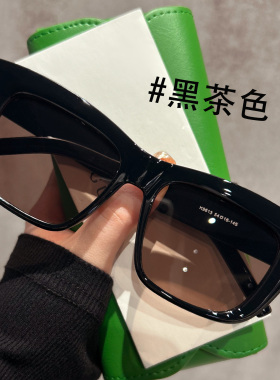 复古老钱风茶色墨镜女款2025新款
