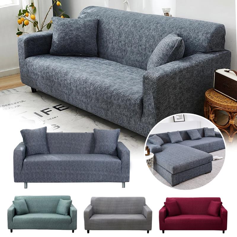 Cross Pattern Elastic Sofa Cover Stch All-inclusive Sofa Cov