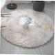 Circle Rug Fluffy Round Soft Area Bedroom Carpet for Shaggy