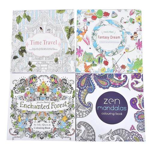 1 pc Coloring Book For Children Adult Relieve Stress Kill Ti