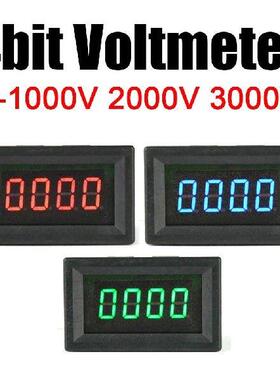 4bit DC 3000V 2000V 1000V Voltmeter LED Digital VOLT Meter