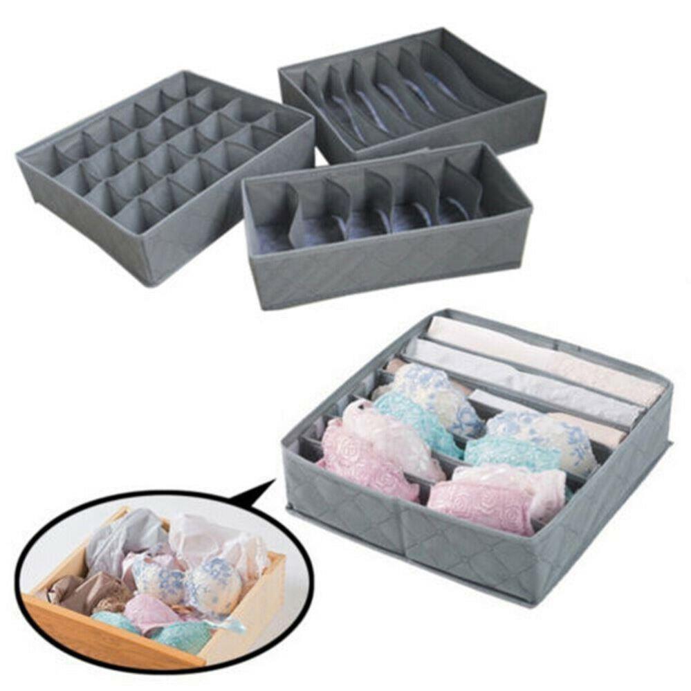 Closet Organizer Box for Underwear Bra Socks Storage Drawer