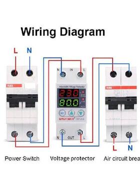 SVP916 Adjustable Voltage Surge Protector Relay 220V 40A