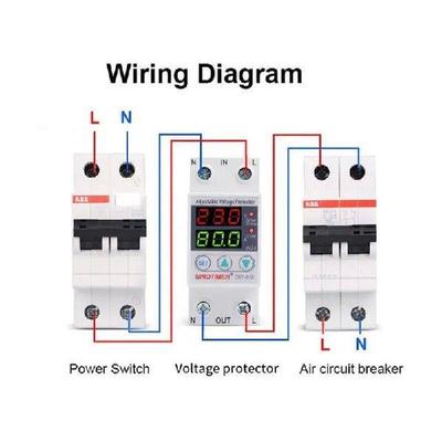 SVP916 Adjustable Voltage Surge Protector Relay 220V 40A
