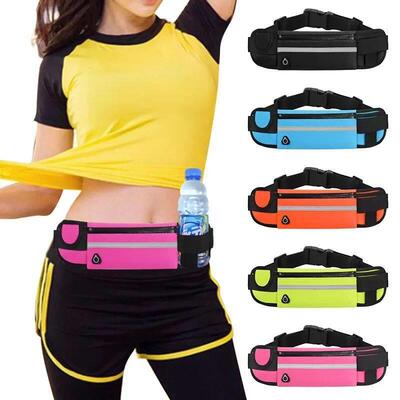 Sports Waist Pack Women Men Running Belt Waist Bag Waterproo