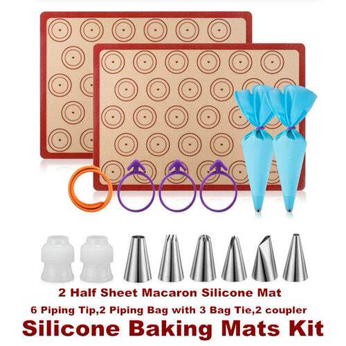 Macaron Silicone Baking Mats Kit Baking Sheet