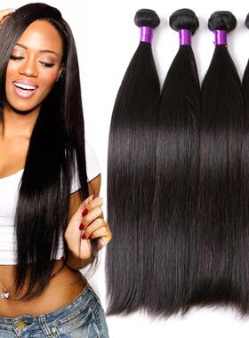 9A Brazilian Virgin Hair Straight human hair extension 发帘