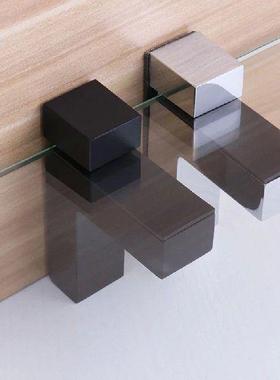 Glass Shelf Brackets Wall Mount Metal Adjustable L Shape