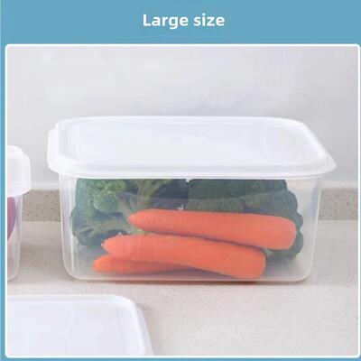 plastic food fruit storage box container lunch fridge big