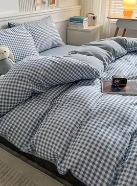 4 pcs bed sheets set beddings cotton flat Sheet Pillowcases