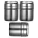 Stainless Jars Steel 3pcs Spice Dispenser Mini Condiment