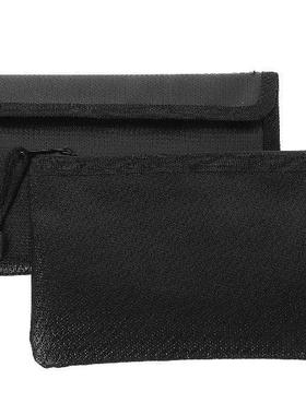 2 Pcs Fireproof File Bag Documents Organizer Water Prevent