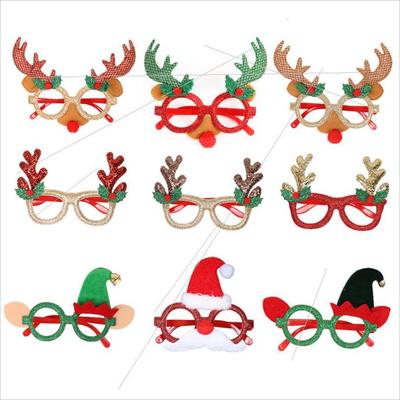 Christmas frame PROM dress up party glasses圣诞节眼镜
