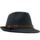 Jazz Women 男女毛呢小礼帽英伦爵士帽 Fedora Hat Men Wool