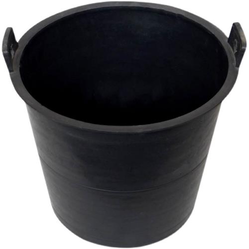 加厚黑色水桶牛筋桶摔不烂诱蜂桶熟胶桶挑水桶家用桶粪桶牛筋花盆