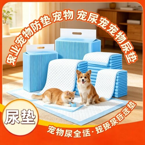 加厚除臭防漏宠物尿垫狗狗通用尿不湿猫咪一次性兔厕所垫透气型