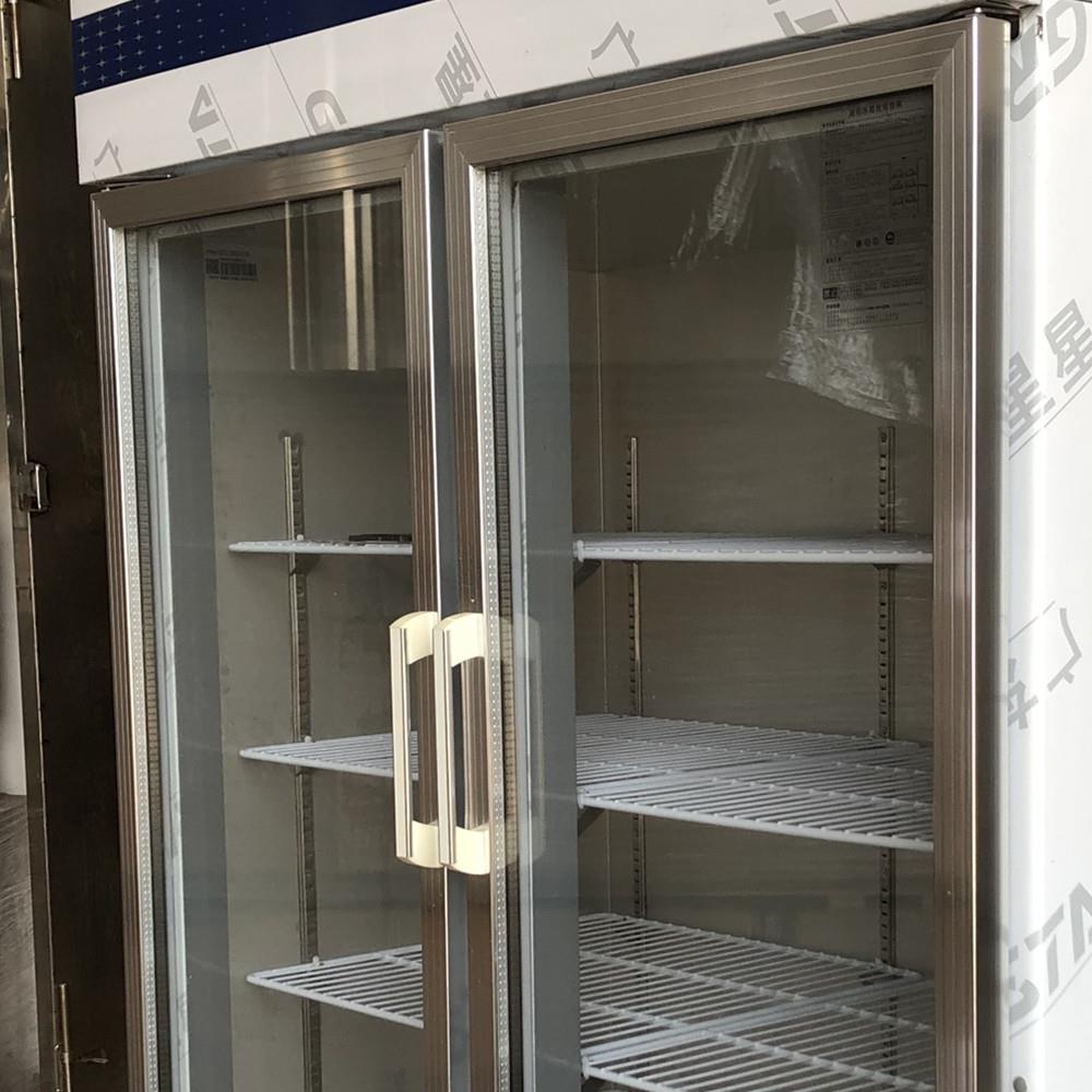 新品星星sg1.0e2立式玻璃展示柜餐厅啤酒饮料水果商用保鲜冰箱陈