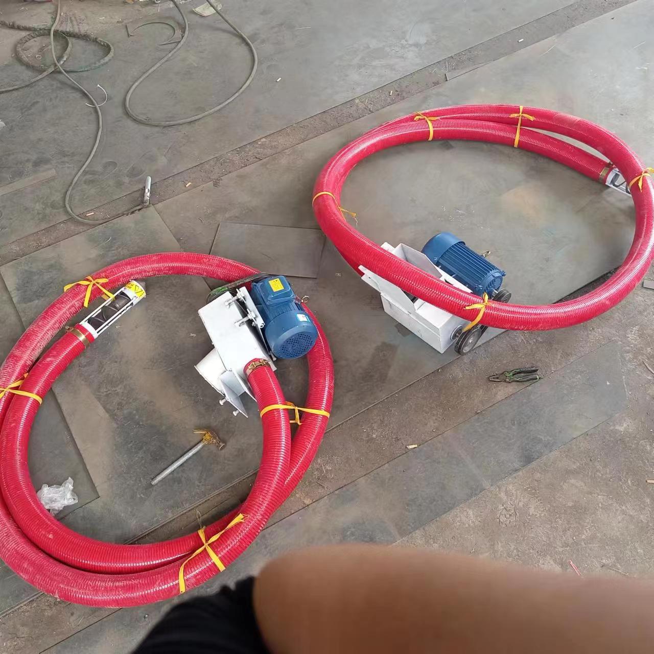 农用小型三轮车车载式软管吸粮机柴油动力河沙抽沙机颗粒上料机