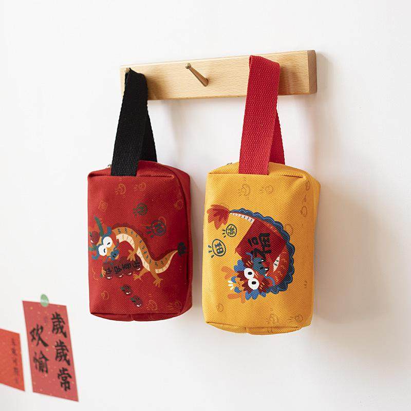 2025新款可爱卡通图案帆布包女手提袋学生上课通勤包大容量托特包