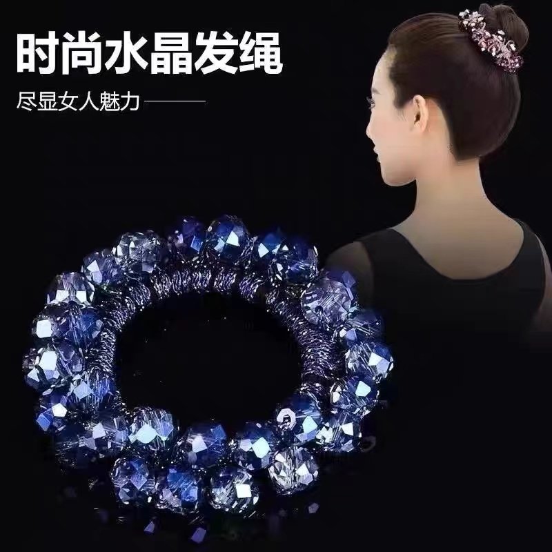 2025新款水晶头绳网红ins超仙森系韩国发圈发绳小清新皮筋女百搭
