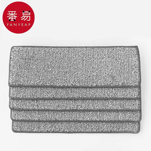 替换布 拖把 平板 替换A1P801 家用拖把布替换布免手洗粘贴式