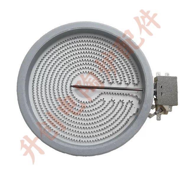 帅丰、集成灶EGO电陶炉发热盘炉芯23CM单环带机械式限温器恒温棒