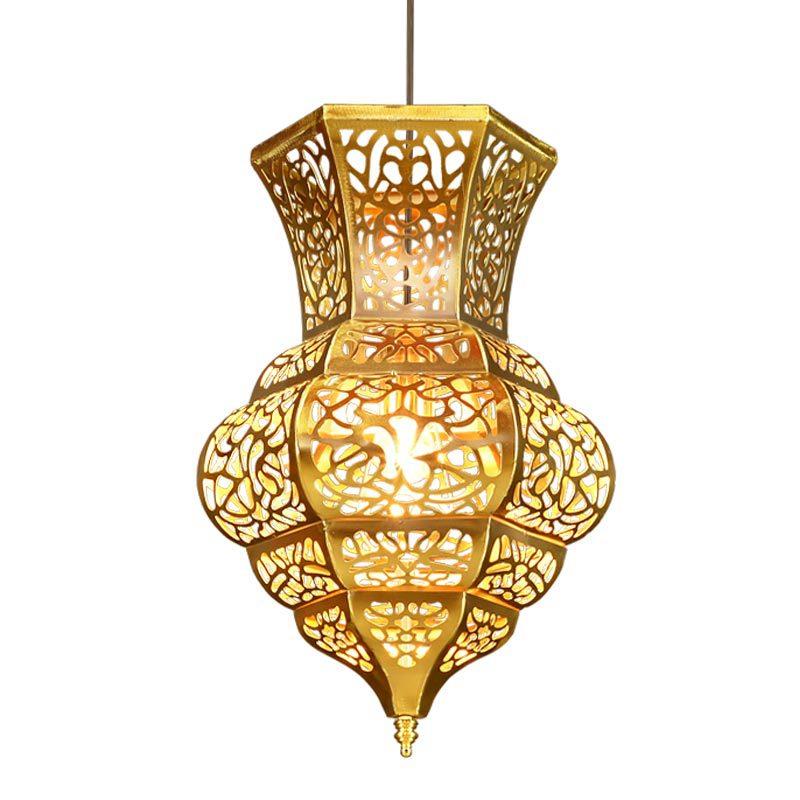 东南亚风格复古镂空吊灯摩洛哥酒吧餐厅客厅茶室灯饰泰式民宿灯具