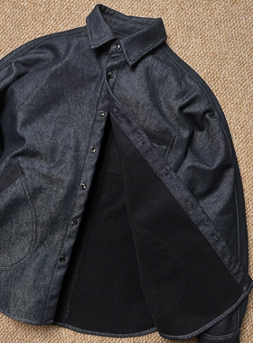 SKYROCKET扶摇【绝命毒师】（文艺风做旧原丹宁衬衫加绒外套）