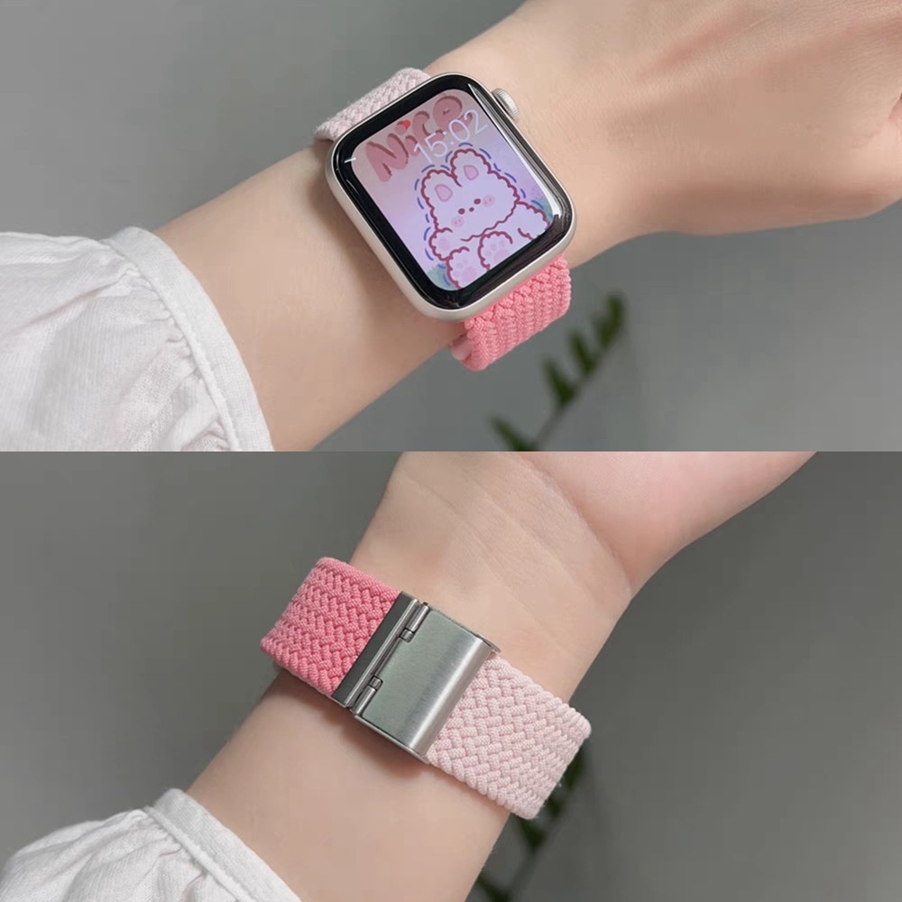 适用苹果手表带编织分体卡扣尼龙apple iwatch s9 8 7 5 4 3 2 1 6 se腕带38mm 42mm 44mm 41mm 40 45mm 49mm怎么样,好用不?