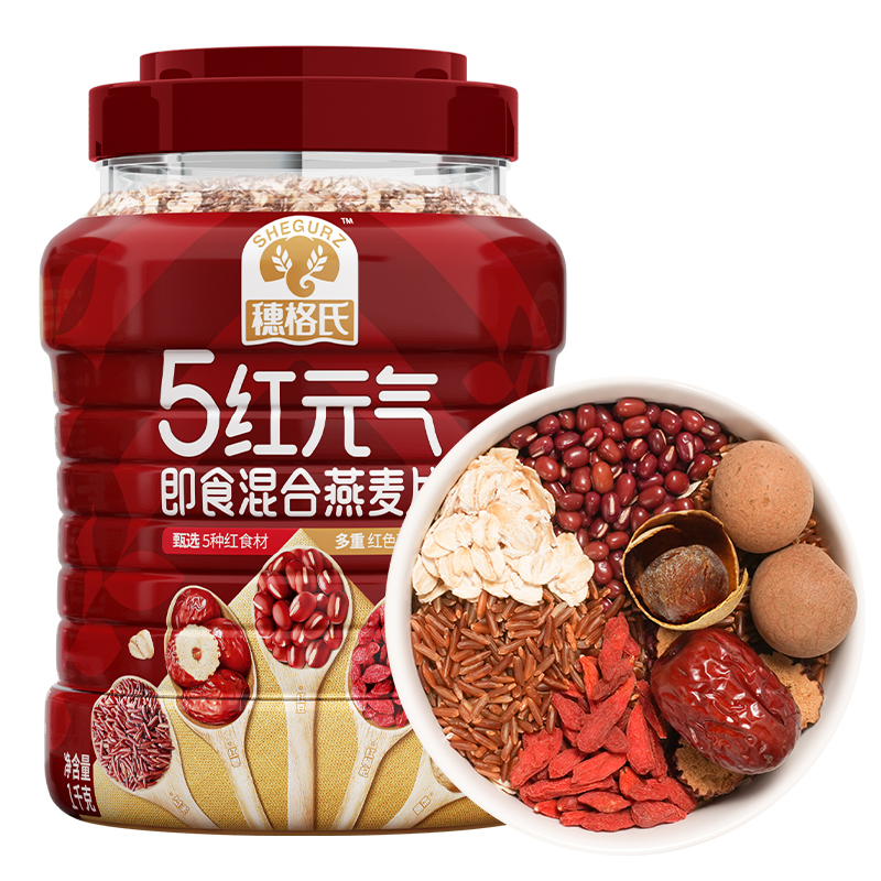 穗格氏燕麦片营养多谷物混合燕麦