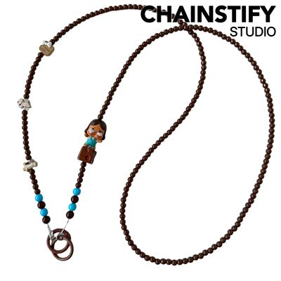 新款POP哭娃创意串珠手机链