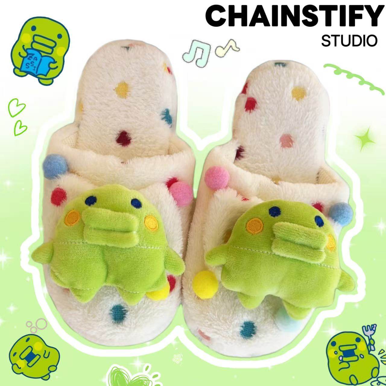 新款可爱卡通大嘴吉毛绒拖鞋冬季居家室内拖鞋拓麻歌子保暖毛毛拖,居家布艺,居家棉拖/棉鞋,淘宝优惠券,粉丝福利购,淘宝优惠卷