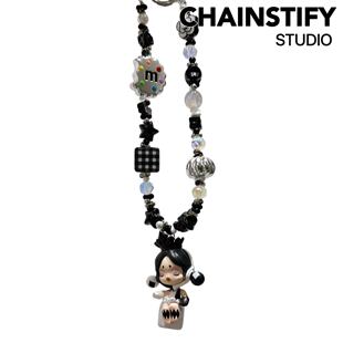 新款POP可爱萌粒手机链挂件国风高级感手机壳挂饰钥匙扣包包挂件