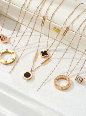 钛钢不褪色高级感项链