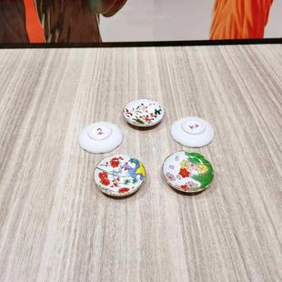 餐具家用餐厅 九谷烧陶瓷筷子托筷子架筷枕筷托筷架豆皿蘸料碟日式