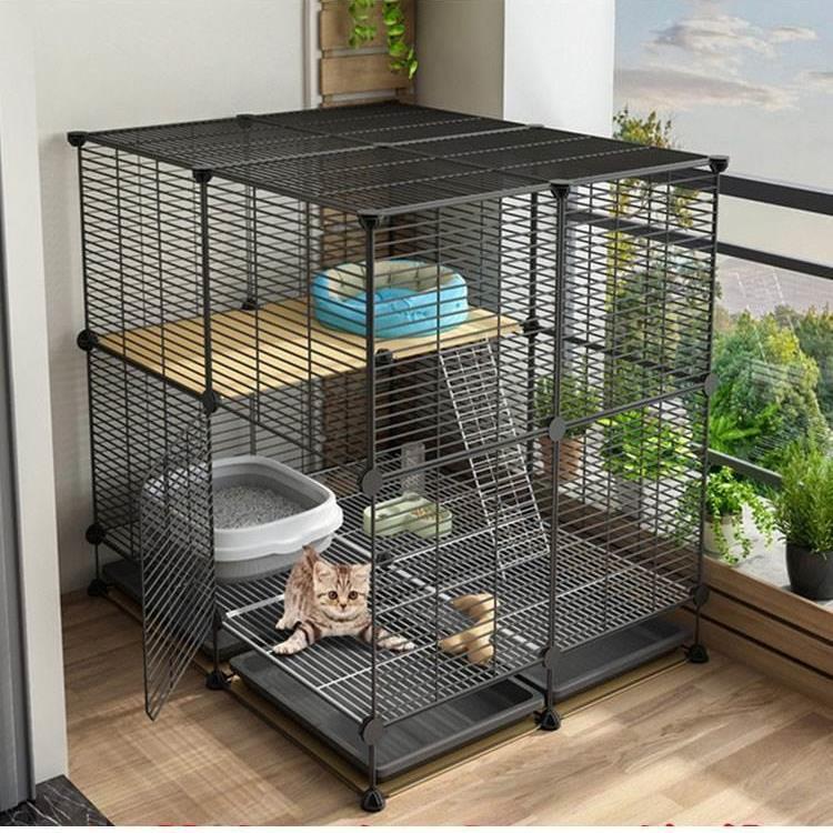 猫砂盆猫爬架一体猫笼猫爬架猫沙盆猫别墅一体笼子猫架子猫窝家用