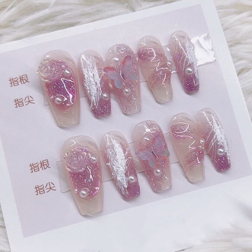 纯手工儿童穿戴甲女童美