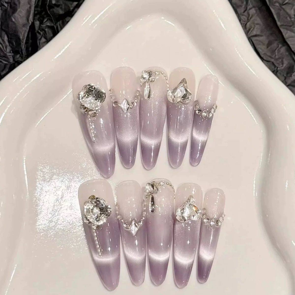 纯手工儿童穿戴甲女童美甲纯手工爆款4.0穿戴甲成品长款高级感猫,彩妆/香水/美妆工具,美甲工具,淘宝优惠券,粉丝福利购,淘宝优惠卷