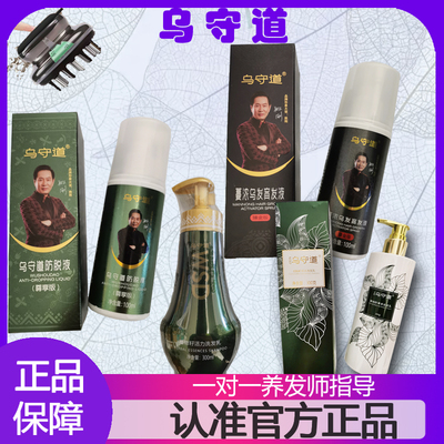 乌守道臻金版尊享版蓝色版蔓浓乌发育发何首乌营养液侧柏叶洗发水