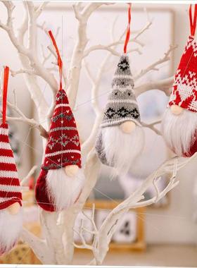 Christmas Forest old man pendant no face doll pendant圣诞