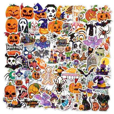 Halloween cartoon graffiti suitcase decoration stickers万圣