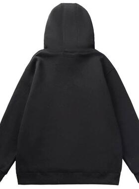 Men's Hoodies Pullover Classic Black Hoodie for Men Casu