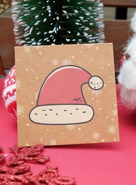 Mini Greeting Card Christmas Blessing Message Note Set