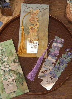 Oil Painting Style Vintage Famous Paintings Metal Bookmarks