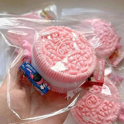 Big Oreo Handmade Silicone Sss Relief Squishy Toy Mochi
