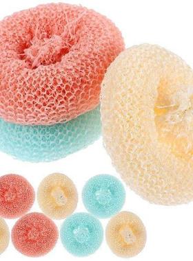 10 Pcs Plant Fiber Tableware Kitchen Scrub Pads for Dishes