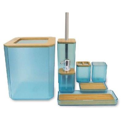 7pcs/set Transparent Washing Tools Bamboo Mouthwash Cup