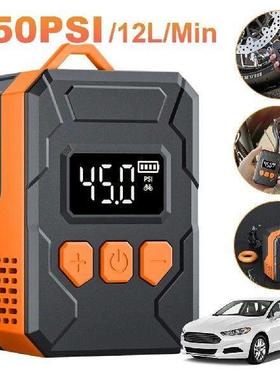 150PSI Electric Tire Inflator 500mAh Battery Rechargeable