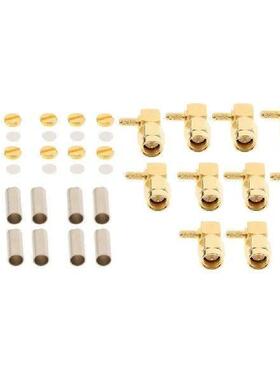 Prettyia 10pcs SMA Male Right Angle RF Connector for