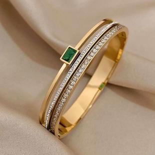 Bracelet For Women Stainless Gold Cuff Mens Silver手镯 Steel